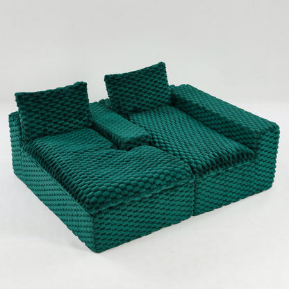 Modular Convertible Sofa and Twin Chaise Lounge