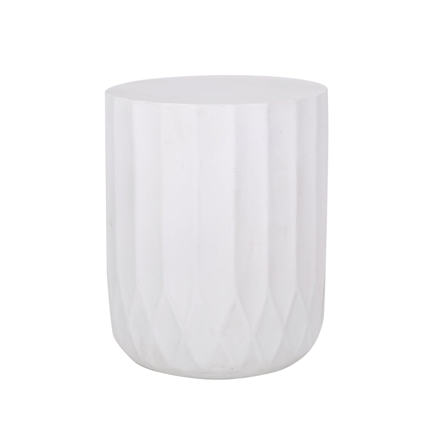 Contemporary Round Outdoor Concrete Side Table