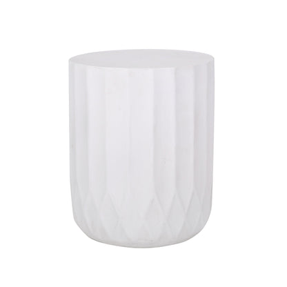 Contemporary Round Outdoor Concrete Side Table