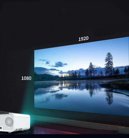 Home Office Android Smart HD Micro Joy Projector by My Store, white compact 1080p projection on Tampa Home & Garden Store