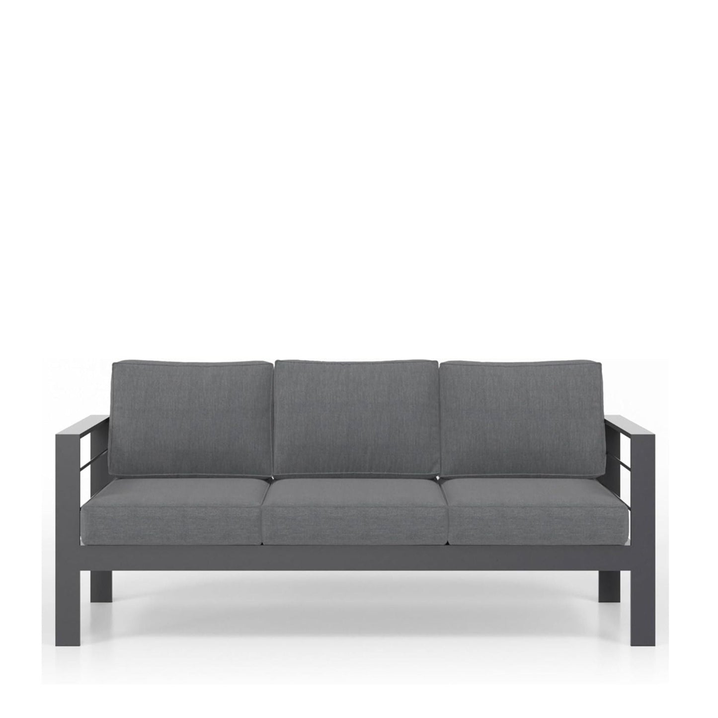 All Weather Patio Sofa and Plush Seat Cushions