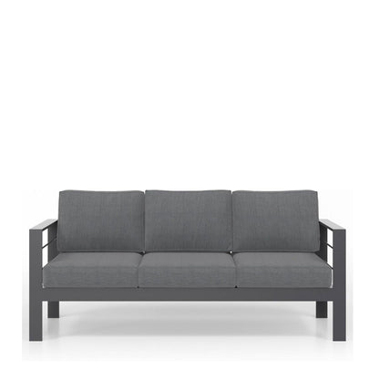All Weather Patio Sofa and Plush Seat Cushions