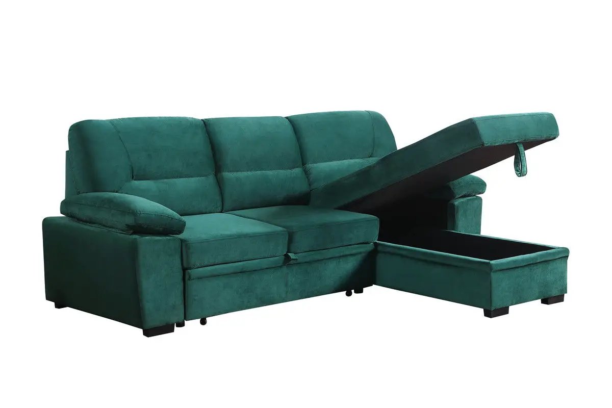 Kipling Reversible Sleeper Sectional Sofa Chaise
