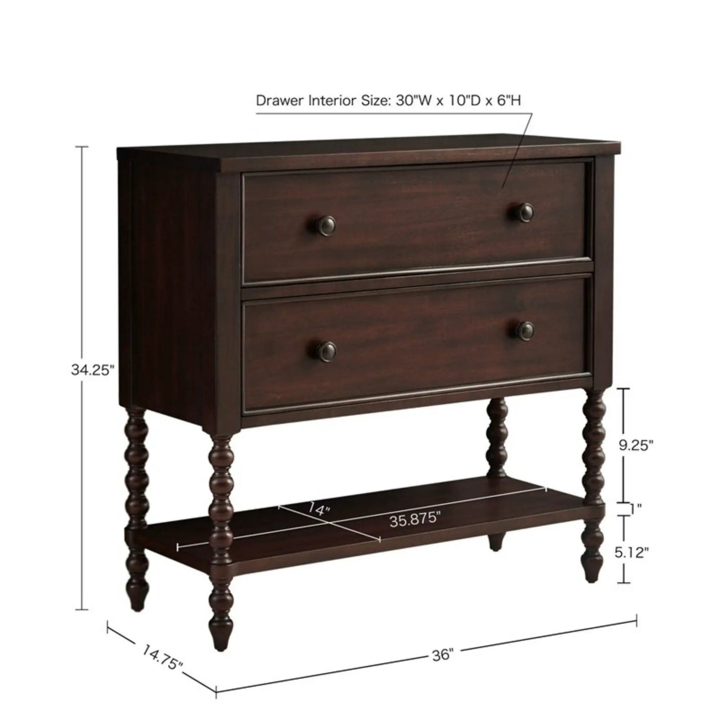Signature Beckett 2 Drawer Solid Accent Chest