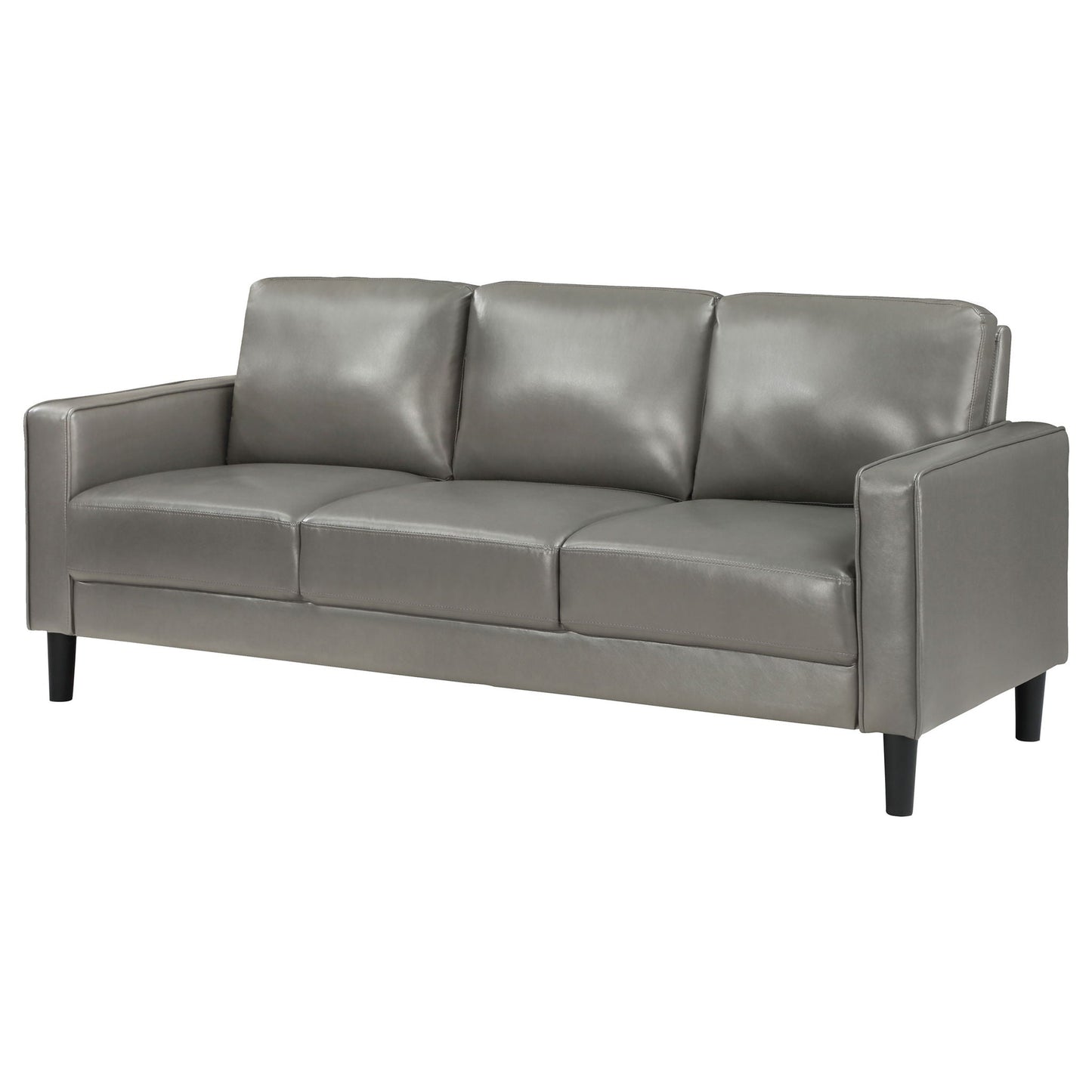 Farallone Contemporary Track Arm Plush Sofa