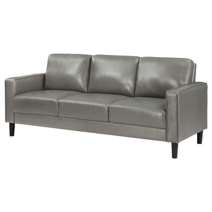 Farallone Contemporary Track Arm Plush Sofa