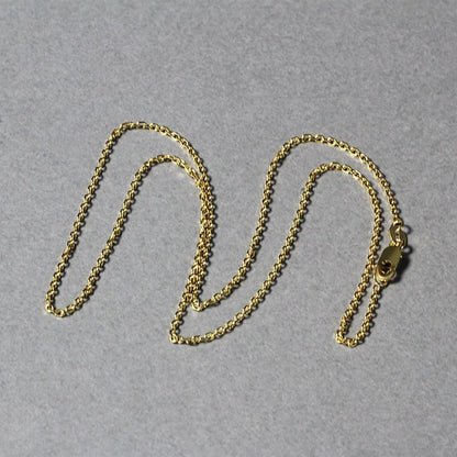 14k yellow gold diamond-cut cable chain necklace 1.4mm by Bids.com on Tampa Home & Garden Store