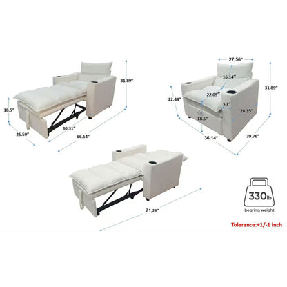 Versatile Convertible Sleeper Sofa and Chair