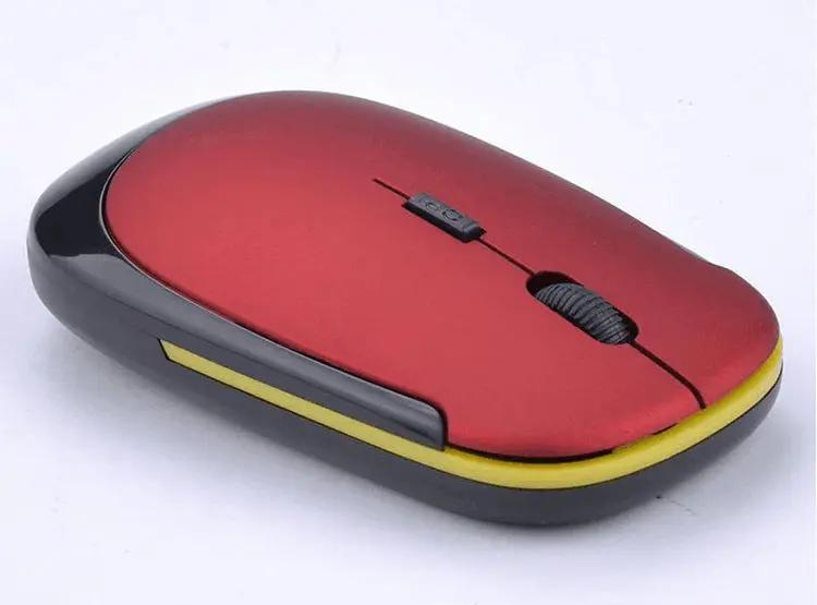 Laptop wireless mouse FLIPSTYLEZLLC red top with black sides and yellow trim on Tampa Home & Garden Store