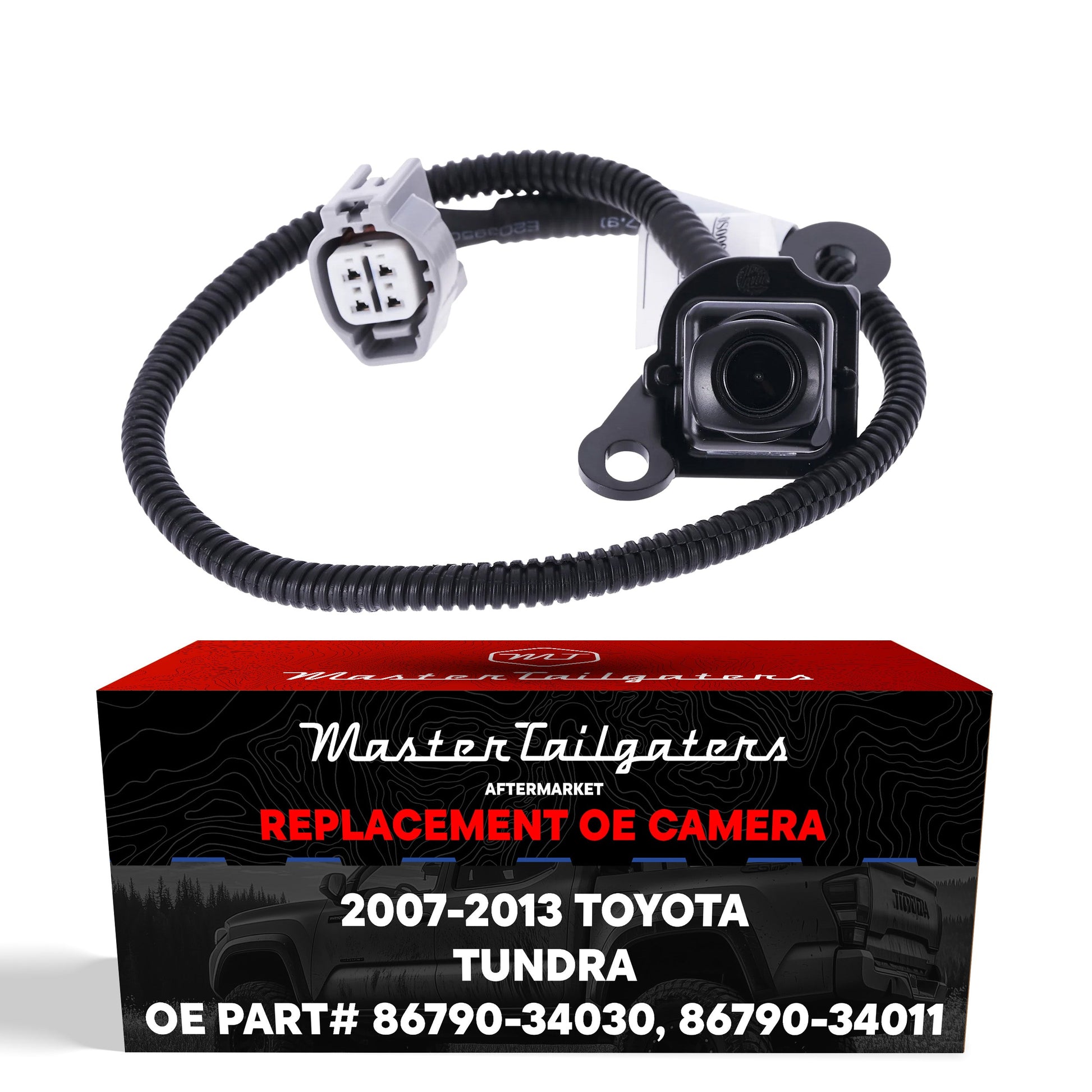 Backup camera Master Tailgaters replacement for 2007-2013 Toyota Tundra; 6-pin connector on Tampa Home & Garden Store