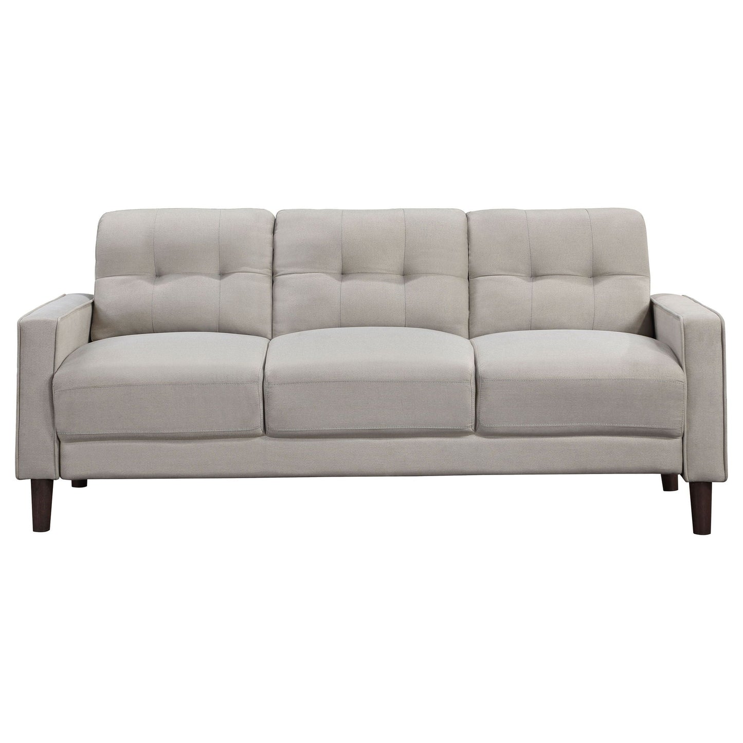 Harvey the Two Piece Tufted Beige Sofa and Set