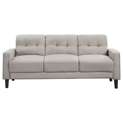 Harvey the Two Piece Tufted Beige Sofa and Set