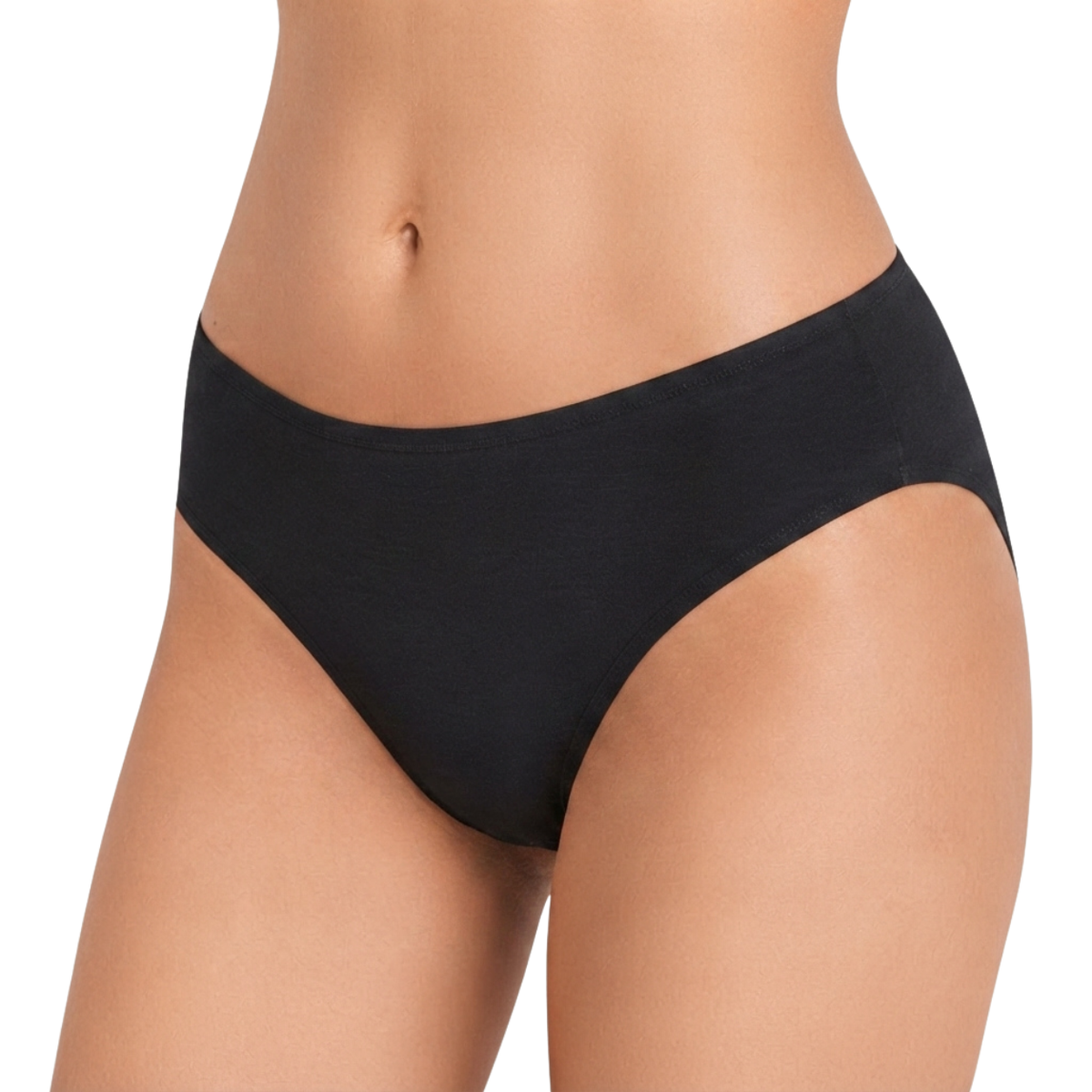 Everyday Classic Fit Hemp Bikini bottom in black by Net Positive on Tampa Home & Garden Store