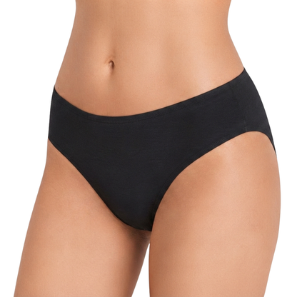 Everyday Classic Fit Hemp Bikini bottom in black by Net Positive on Tampa Home & Garden Store