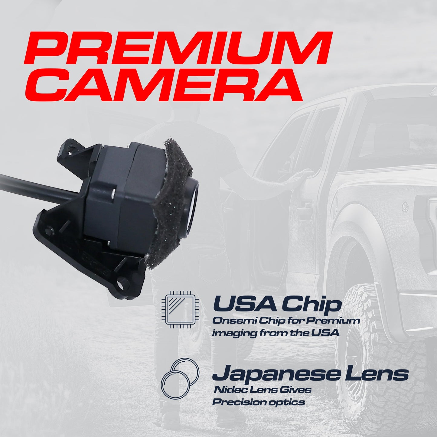 Master Tailgaters OEM backup camera for Chevrolet Equinox (2018-2022), black housing on Tampa Home & Garden Store