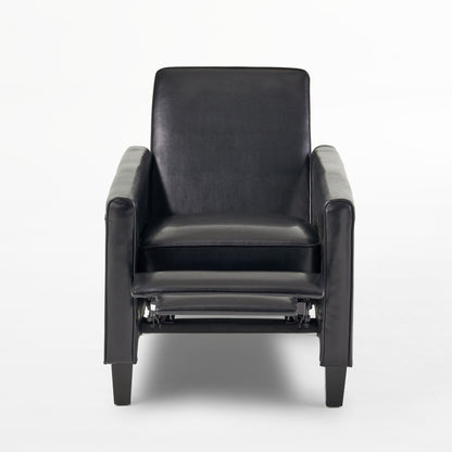 Upholstered Push Back Recliner Chair and Lounge