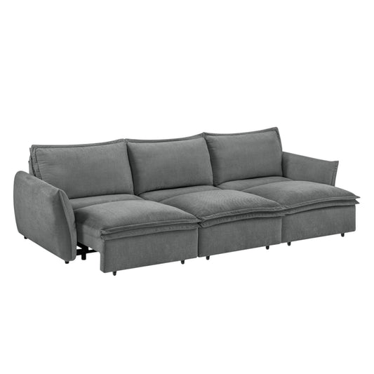 Eaden power sleeper sofa gray reclining sectional chaise longue by HouseOfZazla on Tampa Home & Garden Store