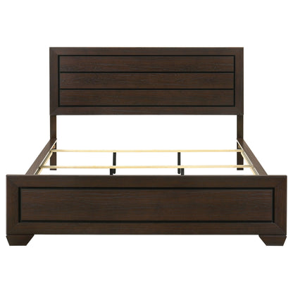Modern Wood Panel Bed and a Sleek Headboard