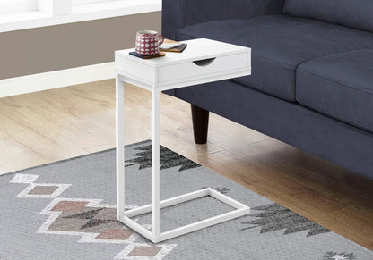 Accent Table C Shaped Contemporary Elegant Design