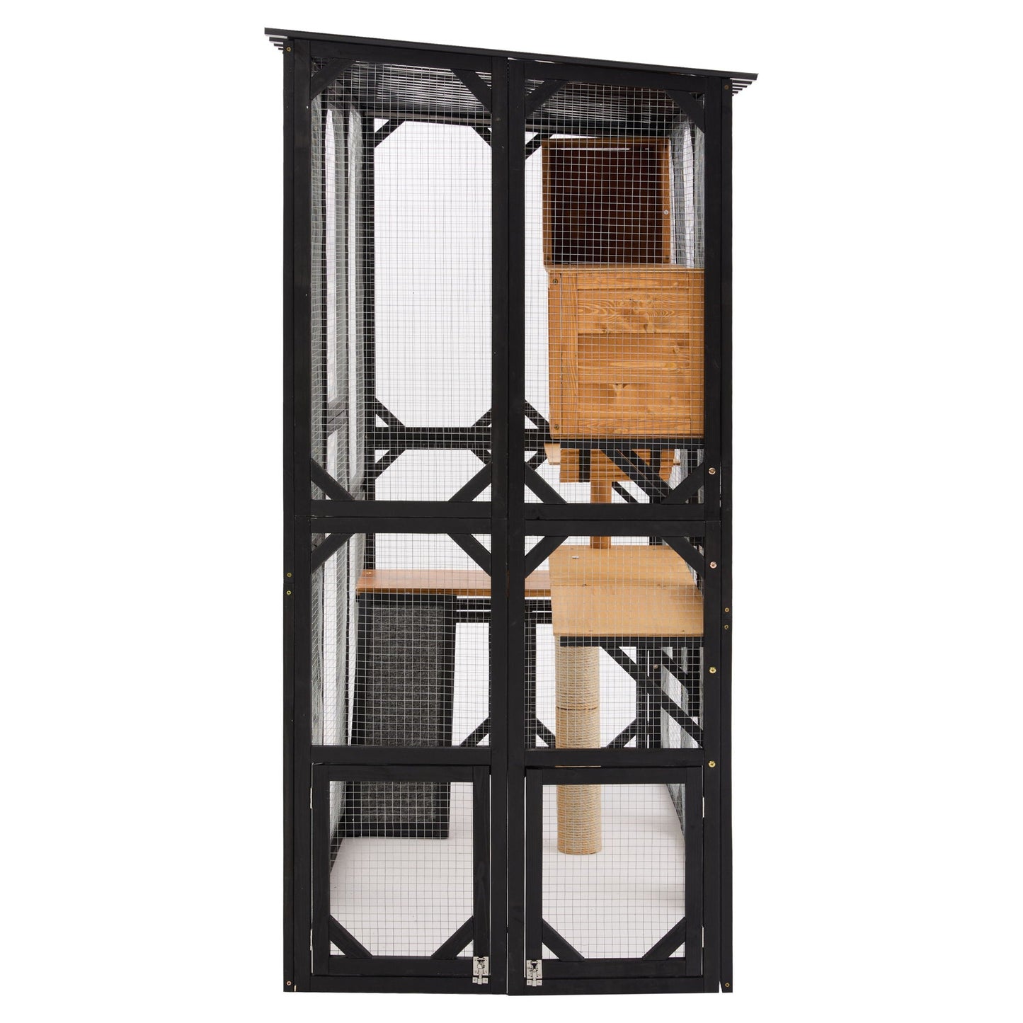 Multi Level Outdoor Cat Enclosure and Platform