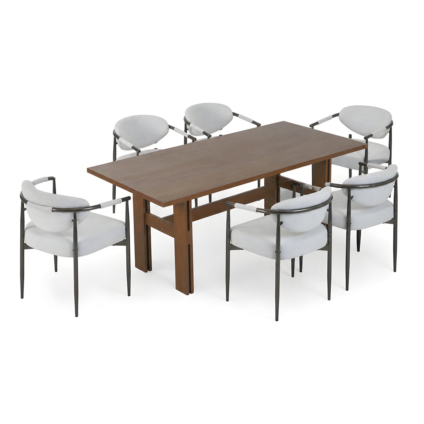 Rustic Farmhouse Dining Table and Chairs