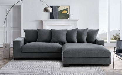 Luxe Oversized 2 Piece Sectional Sofa for Living