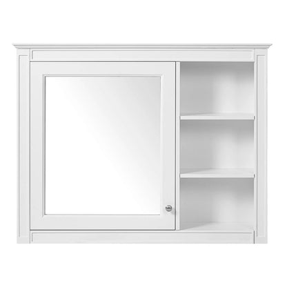 Wall Cabinet With Mirror and Adjustable Shelving