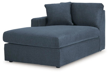 Modmax Sectional Ink blue chaise with two back cushions by Unique Piece Furniture on Tampa Home & Garden Store