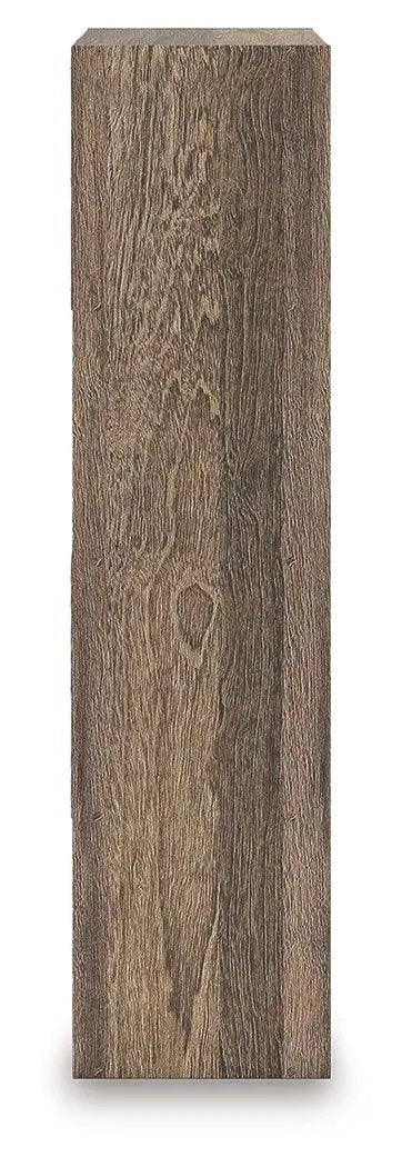 Shallifer Cube Organizer brown wood grain finish by Unique Piece Furniture on Tampa Home & Garden Store