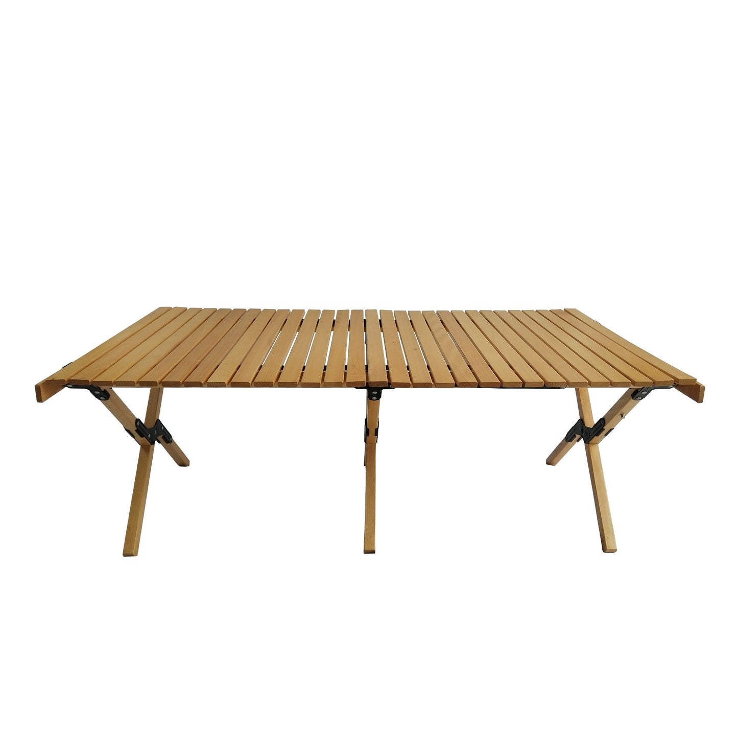 Natural Wood Foldable and Portable Dining Table