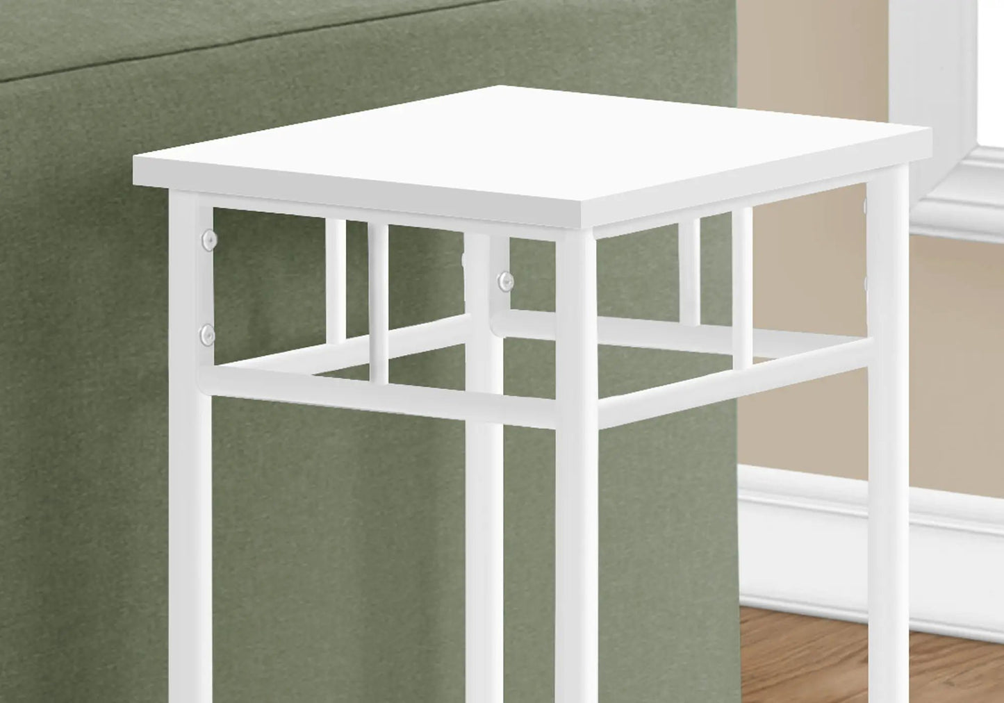 Accent Table Square white, contemporary modern design by Unique Piece Furniture on Tampa Home & Garden Store