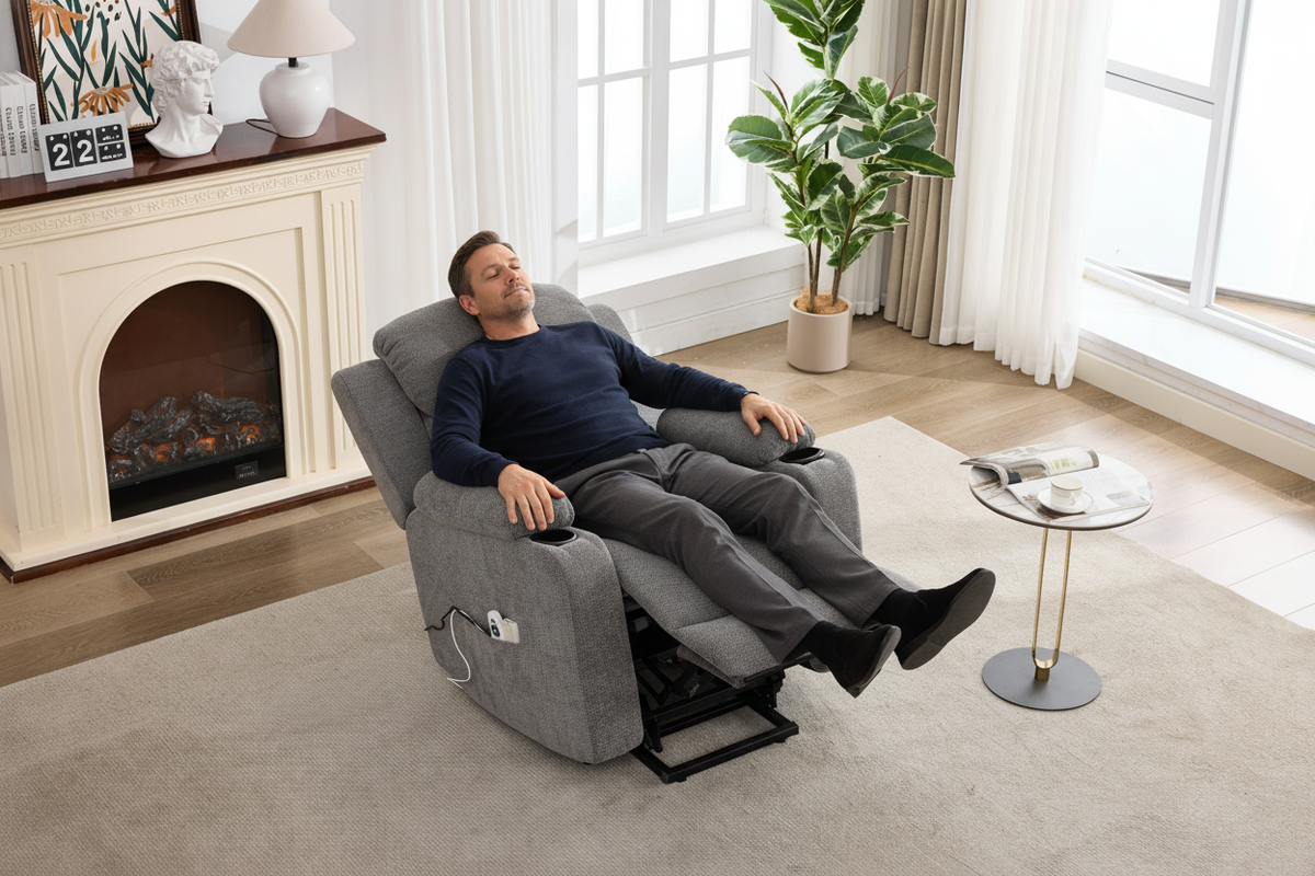 Power Lift Recliner Chair with Massage and Heat