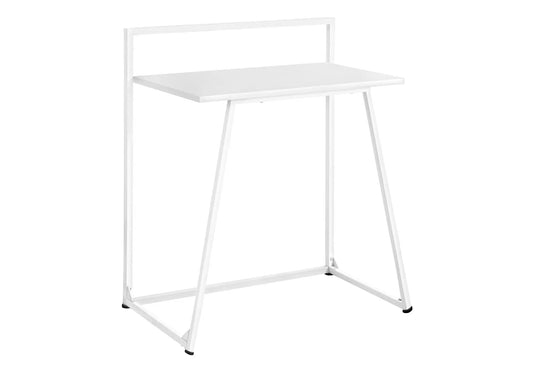 Computer Desk for Home Office white steel frame, modern contemporary design Unique Piece Furniture on Tampa Home & Garden Store
