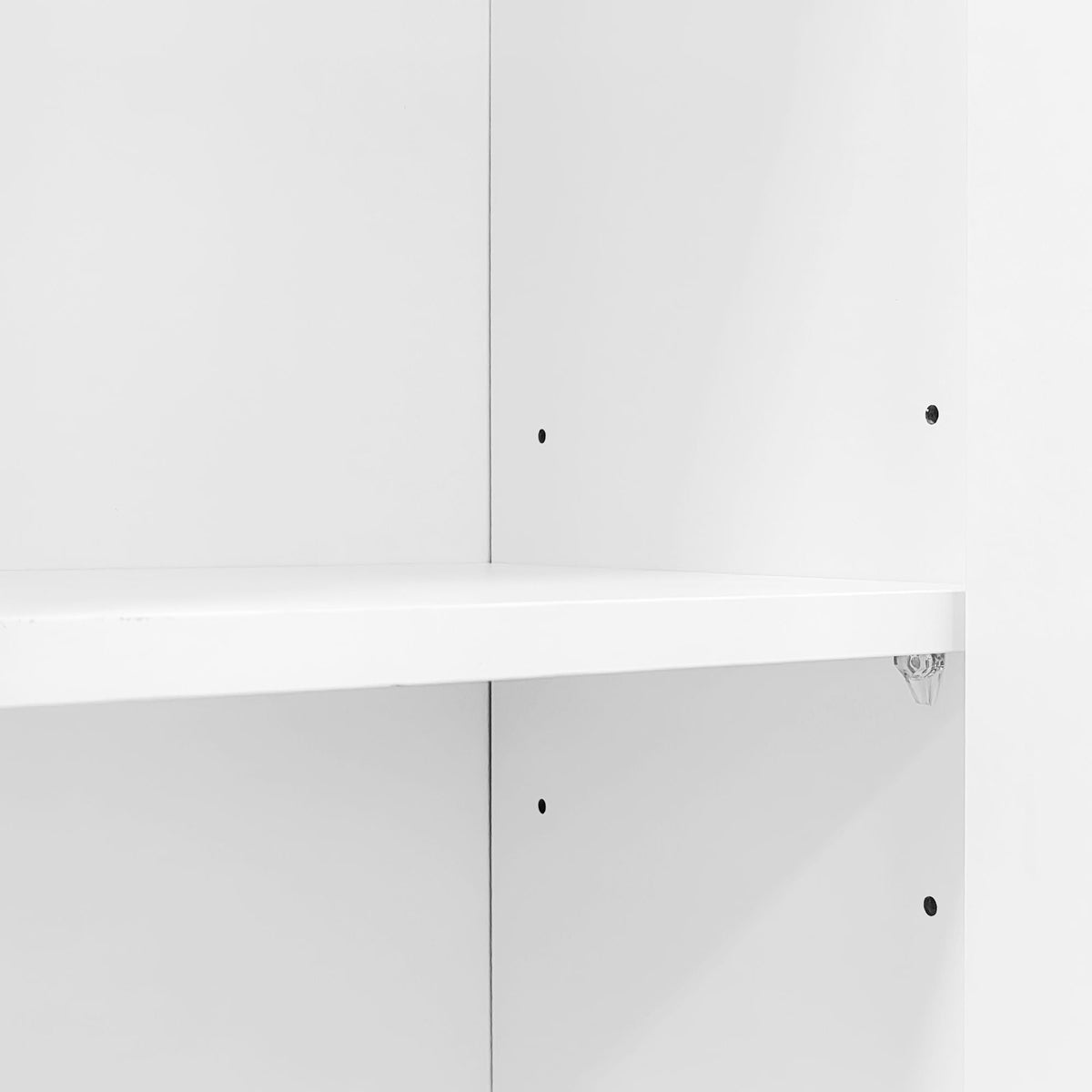 Wall Unit Entertainment Center white cabinet panel with screw holes on Tampa Home & Garden Store