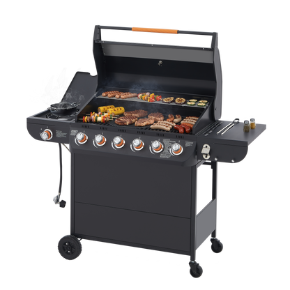 6 Burner Propane Gas Grill for a Backyard