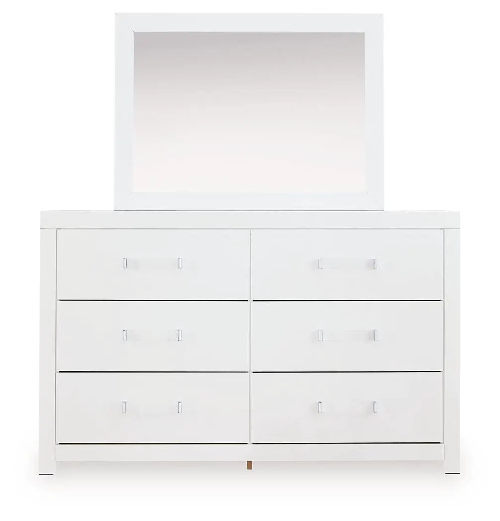 Maeling Six Drawer Dresser with Matte Finish