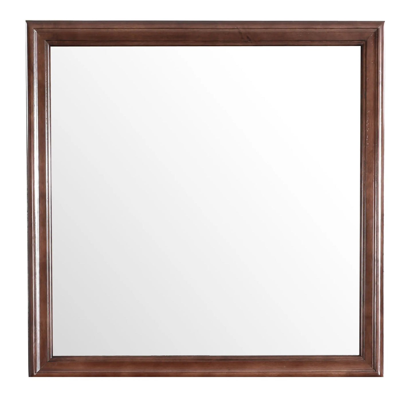 Traditional wall mirror in brown frame by Unique Piece Furniture on Tampa Home & Garden Store