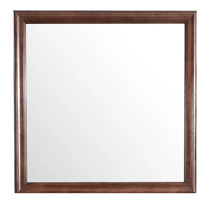 Traditional wall mirror in brown frame by Unique Piece Furniture on Tampa Home & Garden Store