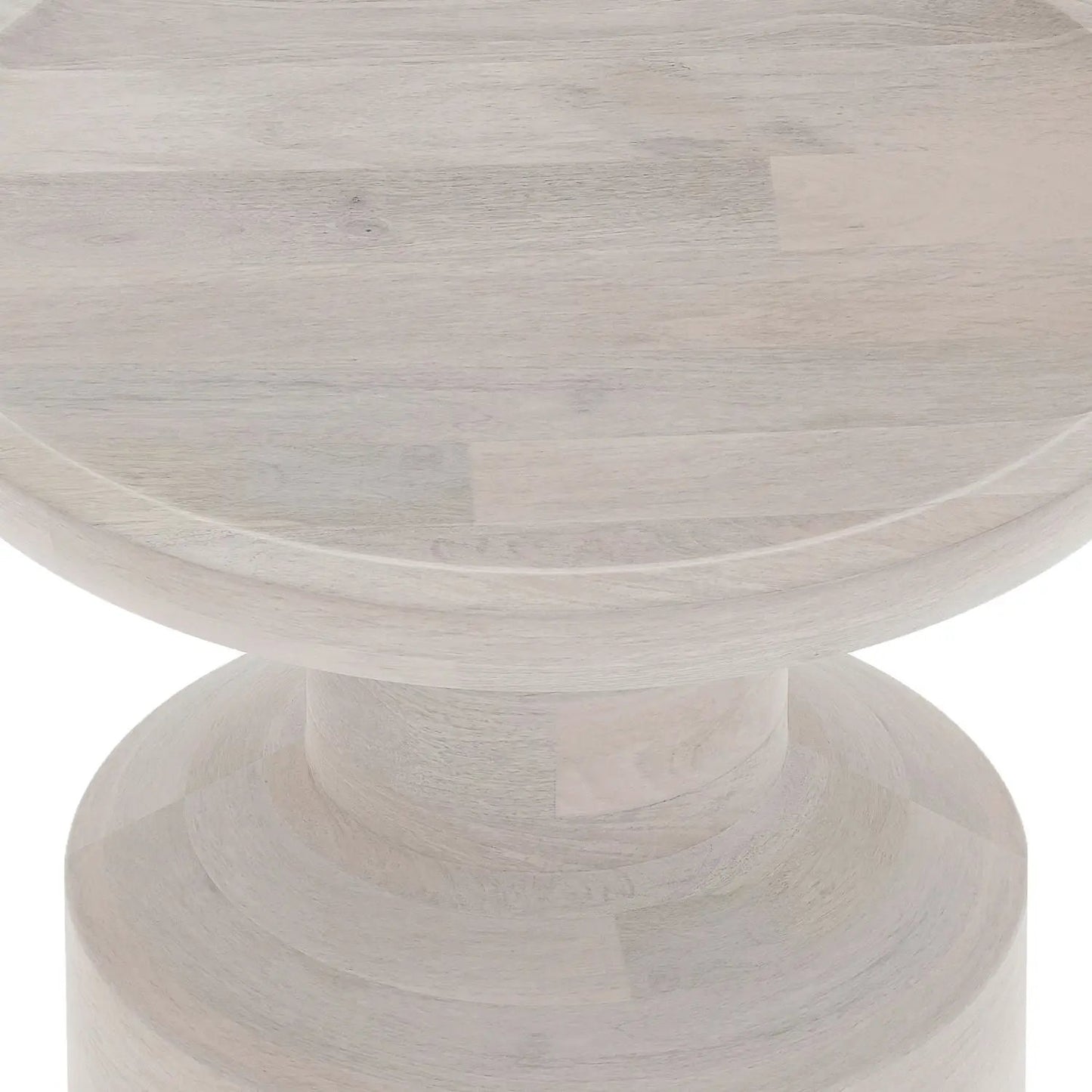 Haynes Handcrafted Wooden Accent Side Table