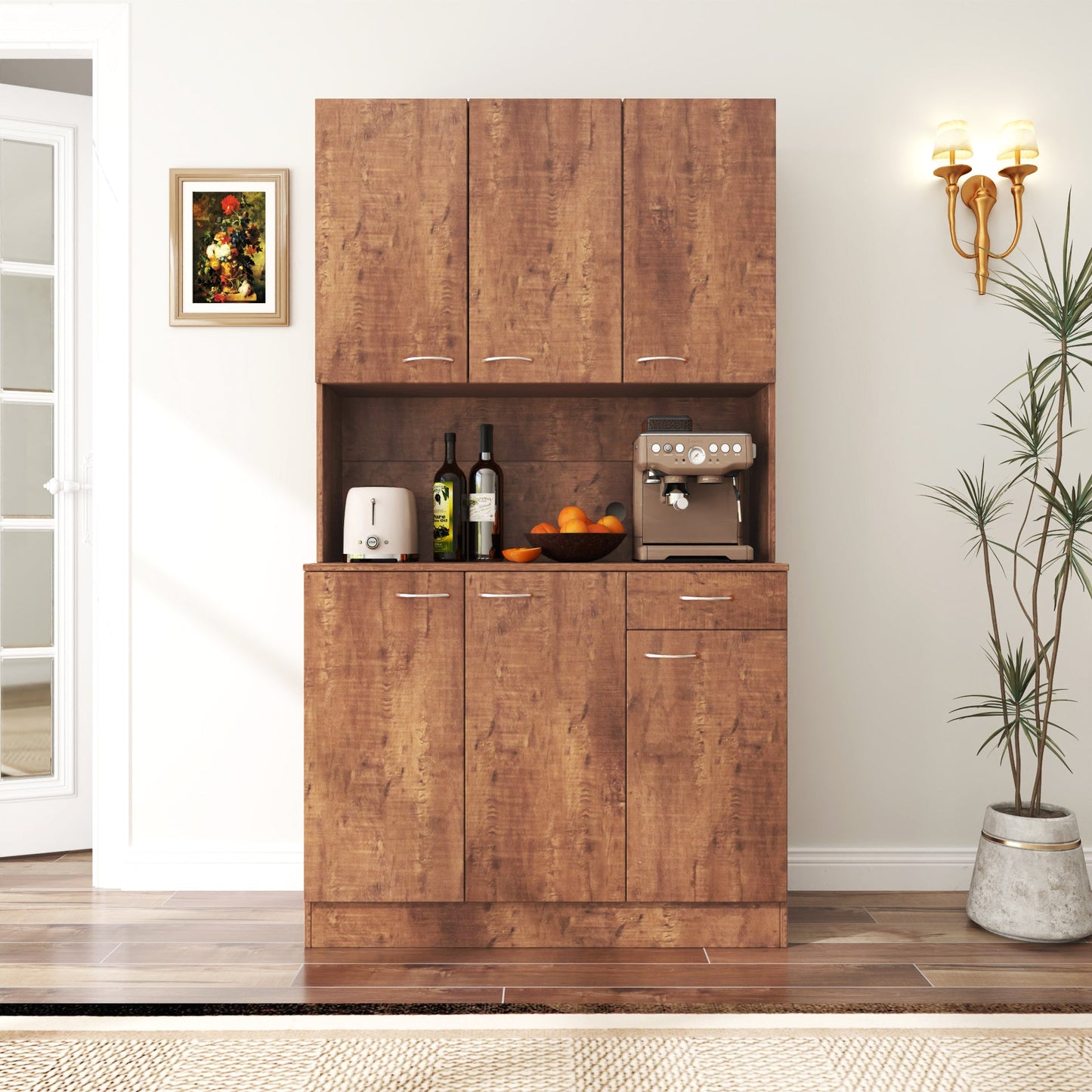 Tall Storage Wardrobe and Kitchen Cabinet