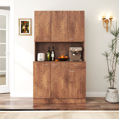 Tall Storage Wardrobe and Kitchen Cabinet