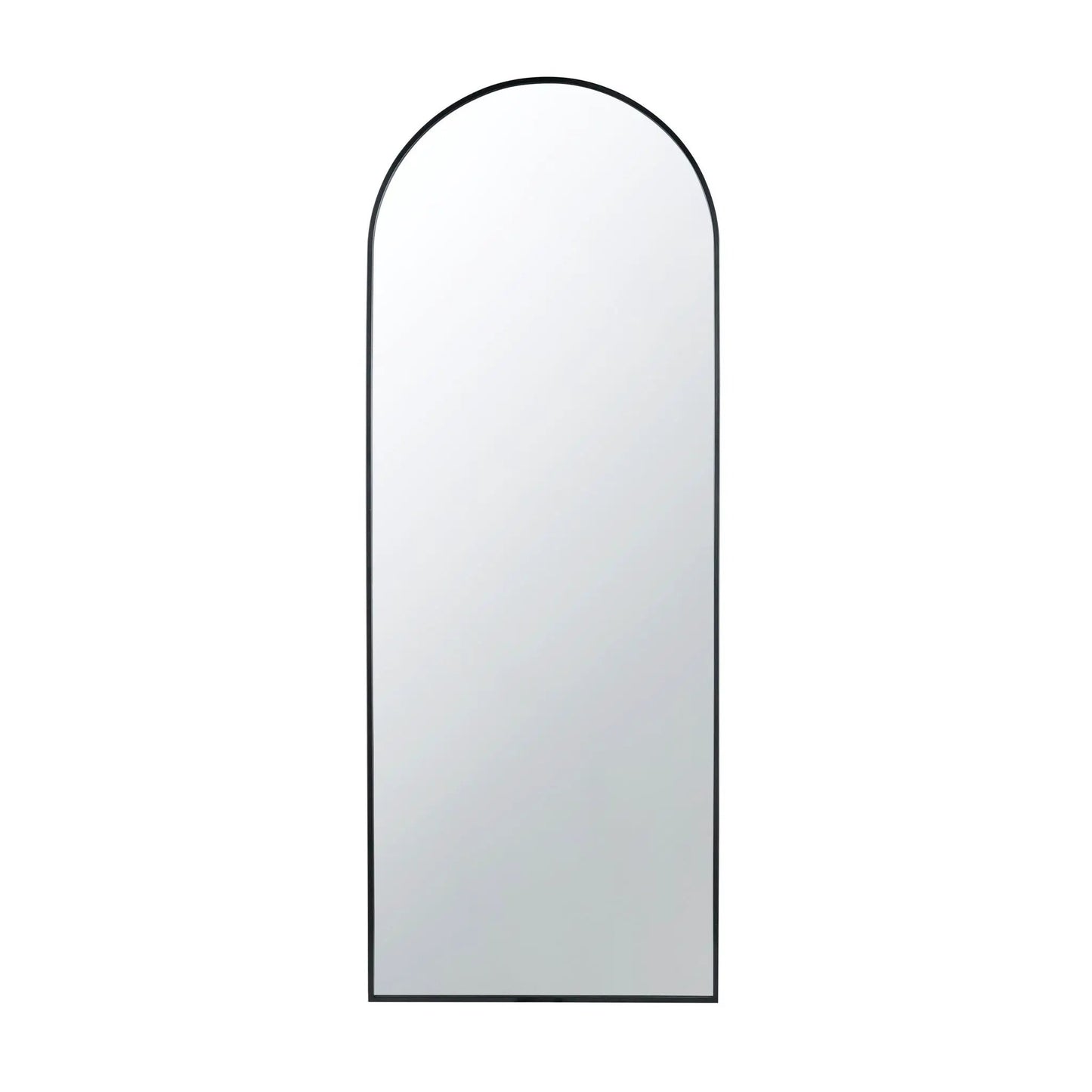 Celine Arch Body Mirror arched-top floor mirror with slim black frame by Unique Piece Furniture on Tampa Home & Garden Store