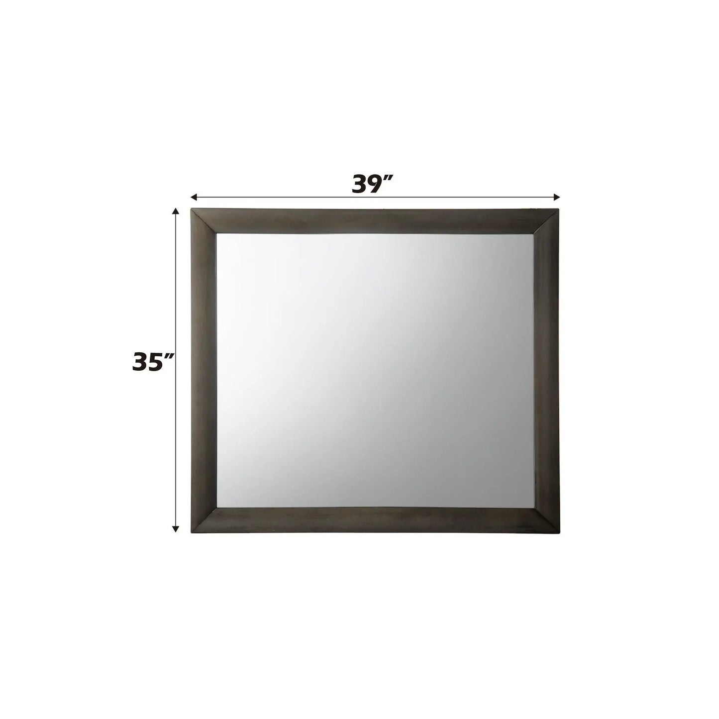 Ireland Contemporary Oak Design Mirror with Frame