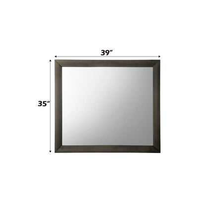 Ireland Contemporary Oak Design Mirror with Frame