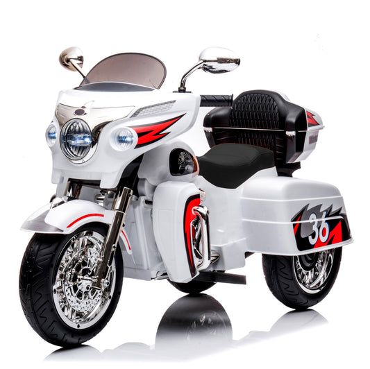 12v Kids Ride On Motorcycle And Bright Led Music