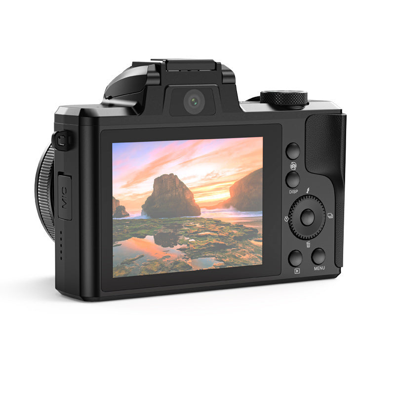 Retractable HD digital camera with front and rear dual cameras and optical zoom back LCD display on Tampa Home & Garden Store