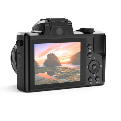 Retractable HD digital camera with front and rear dual cameras and optical zoom back LCD display on Tampa Home & Garden Store