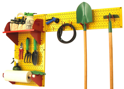 Wall Mount Pegboard Garden Tool Storage Kit