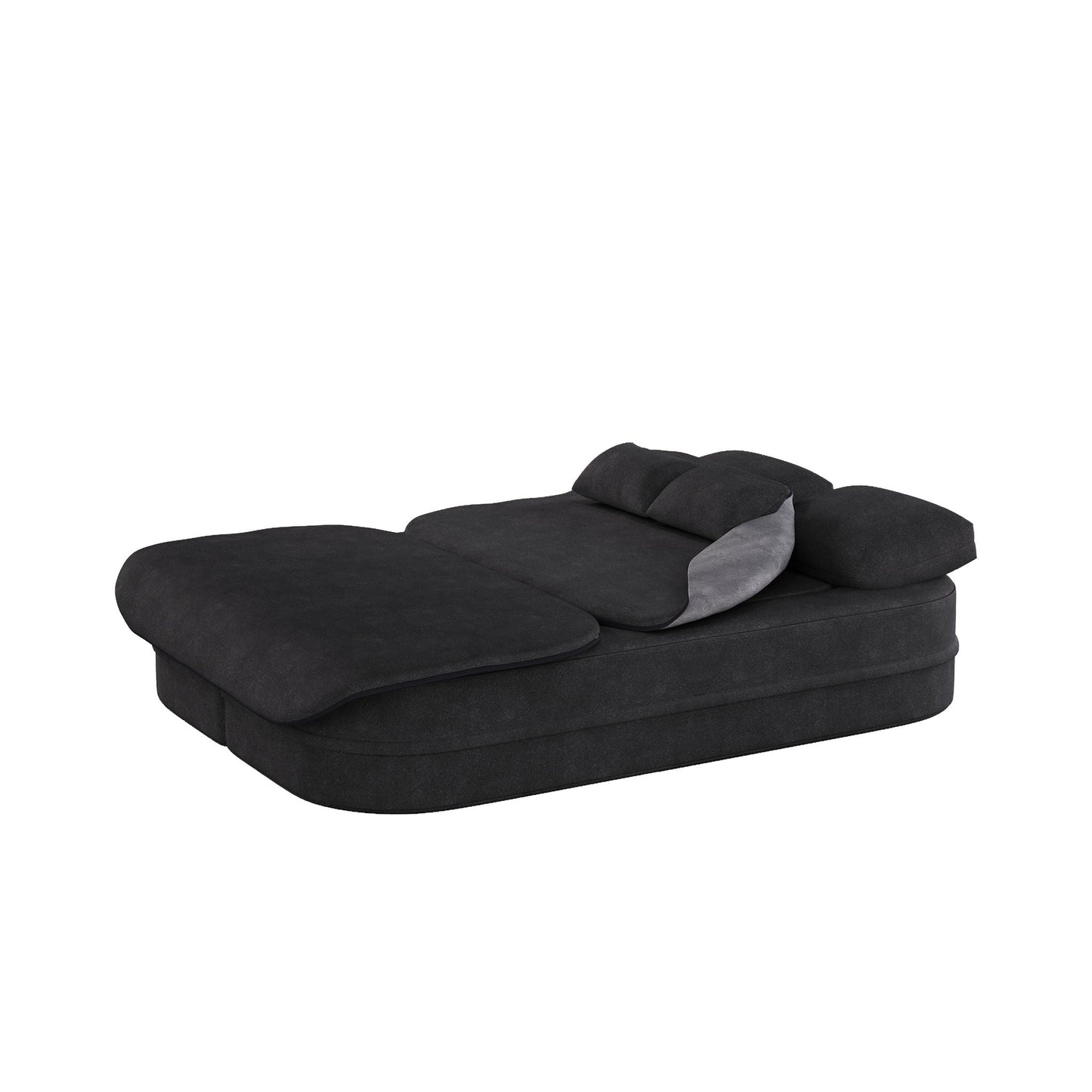 Foldable Sofa Bed with a Multi Functional Blanket