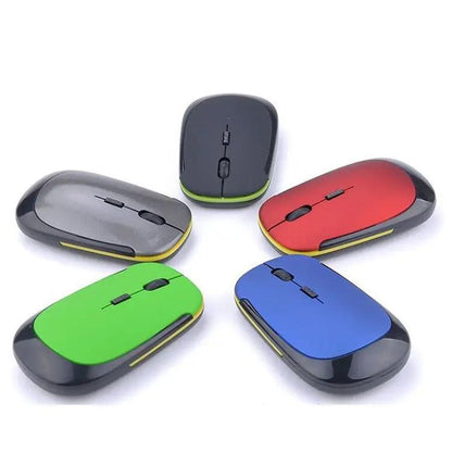 Laptop wireless mouse five-color by FLIPSTYLEZLLC with yellow trim on Tampa Home & Garden Store
